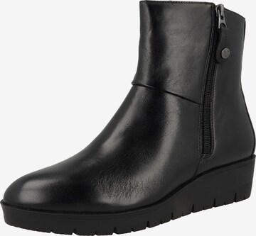 Bottines ' 9-25321-41 ' CAPRICE en noir : devant