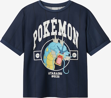 mėlyna NAME IT Marškinėliai 'NKMMELT POKEMON': priekis