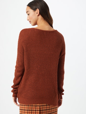 JDY Sweater 'New Megan' in Brown