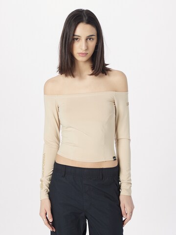 Maglietta 'Graphic Lexie LS Bardot' di LEVI'S ® in beige: frontale