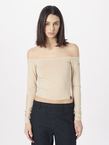 LEVI'S ® Shirts 'Graphic Lexie LS Bardot' i beige: forside
