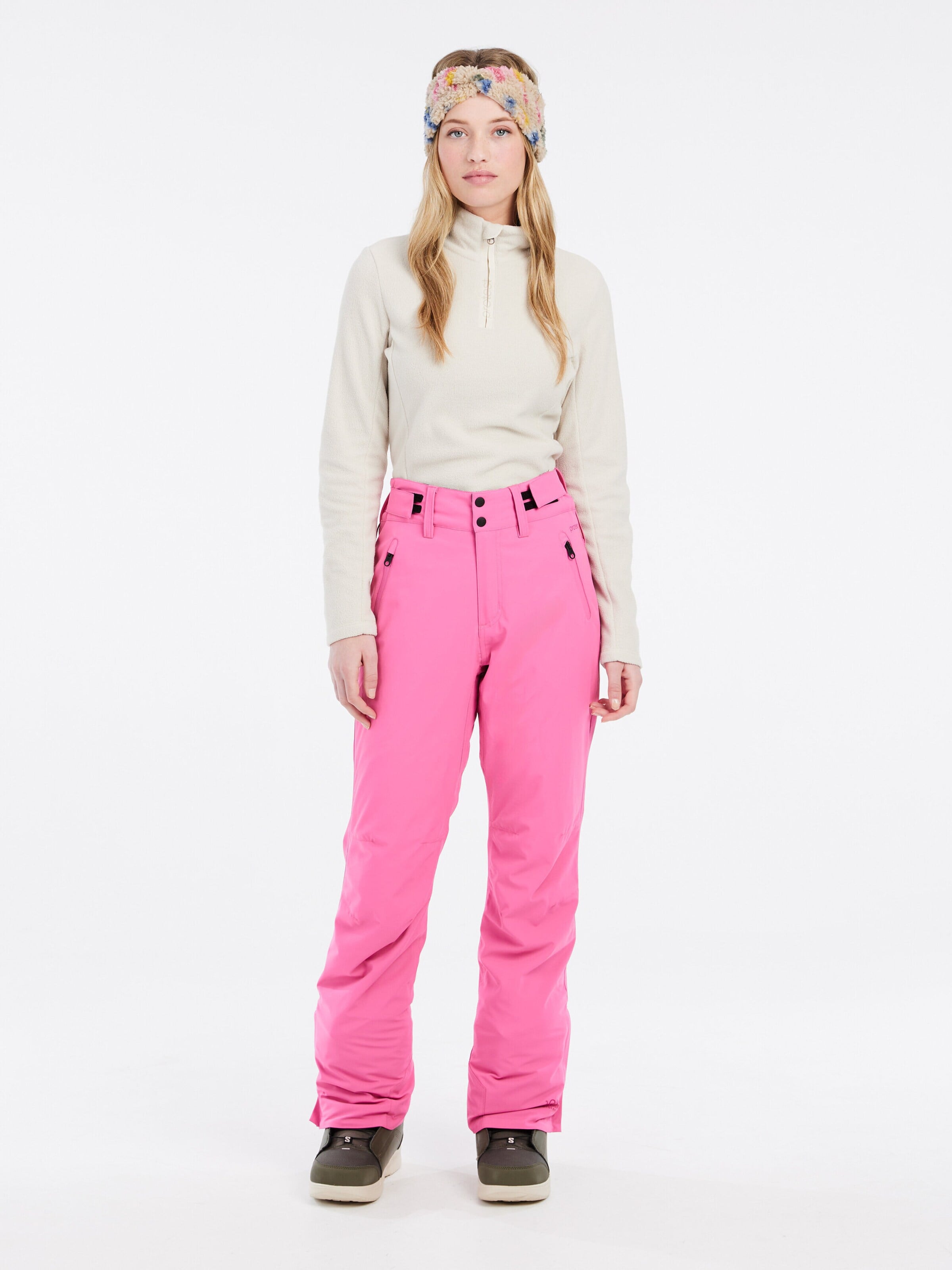 PROTEST Regular Workout Pants 'PRTCINNAMONES' in Pink: front