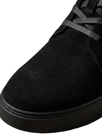 Calvin Klein Lace-Up Boots in Black