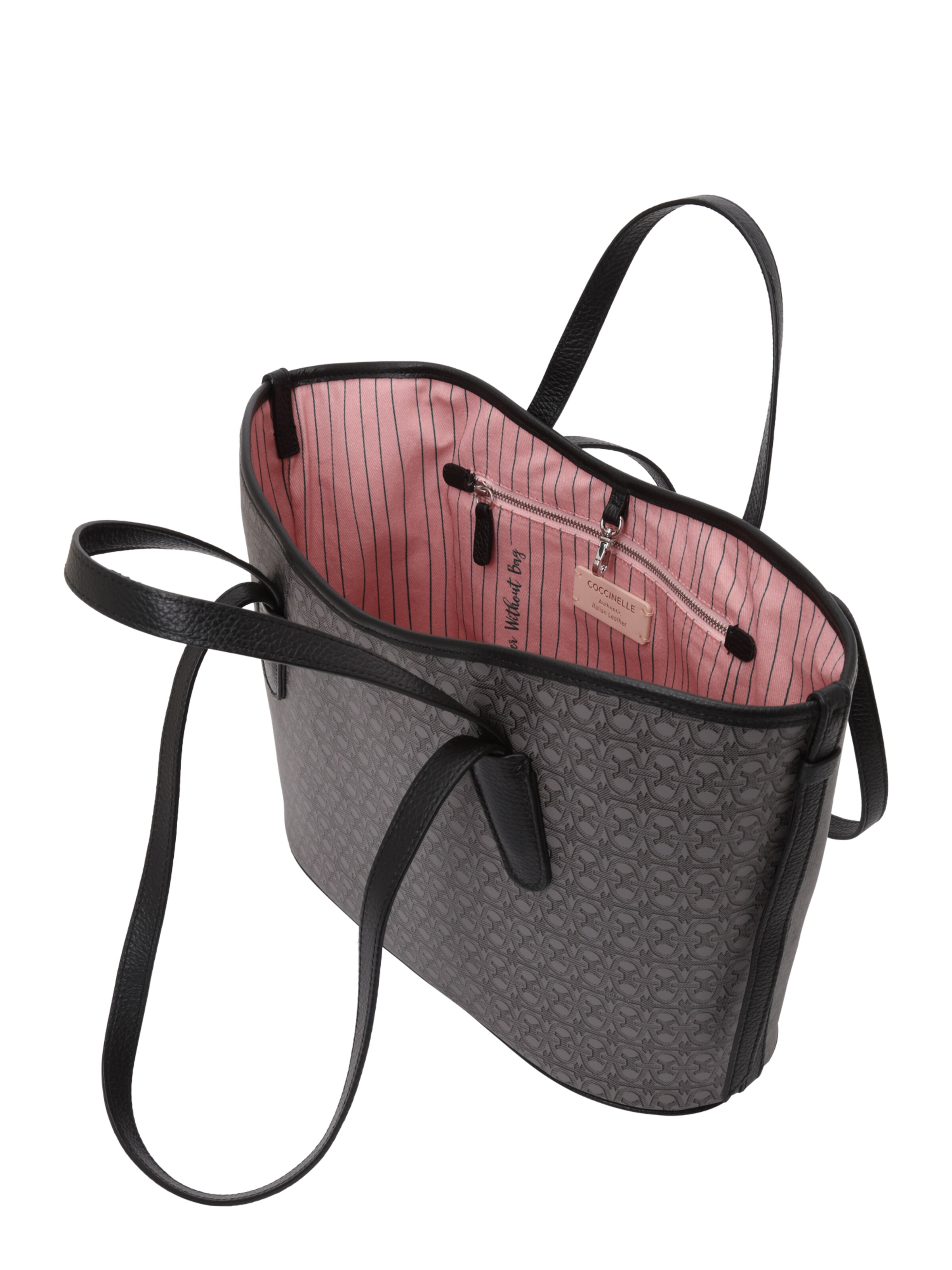 Plase de cumpărături 'NEW NEVER' de la Coccinelle pe negru