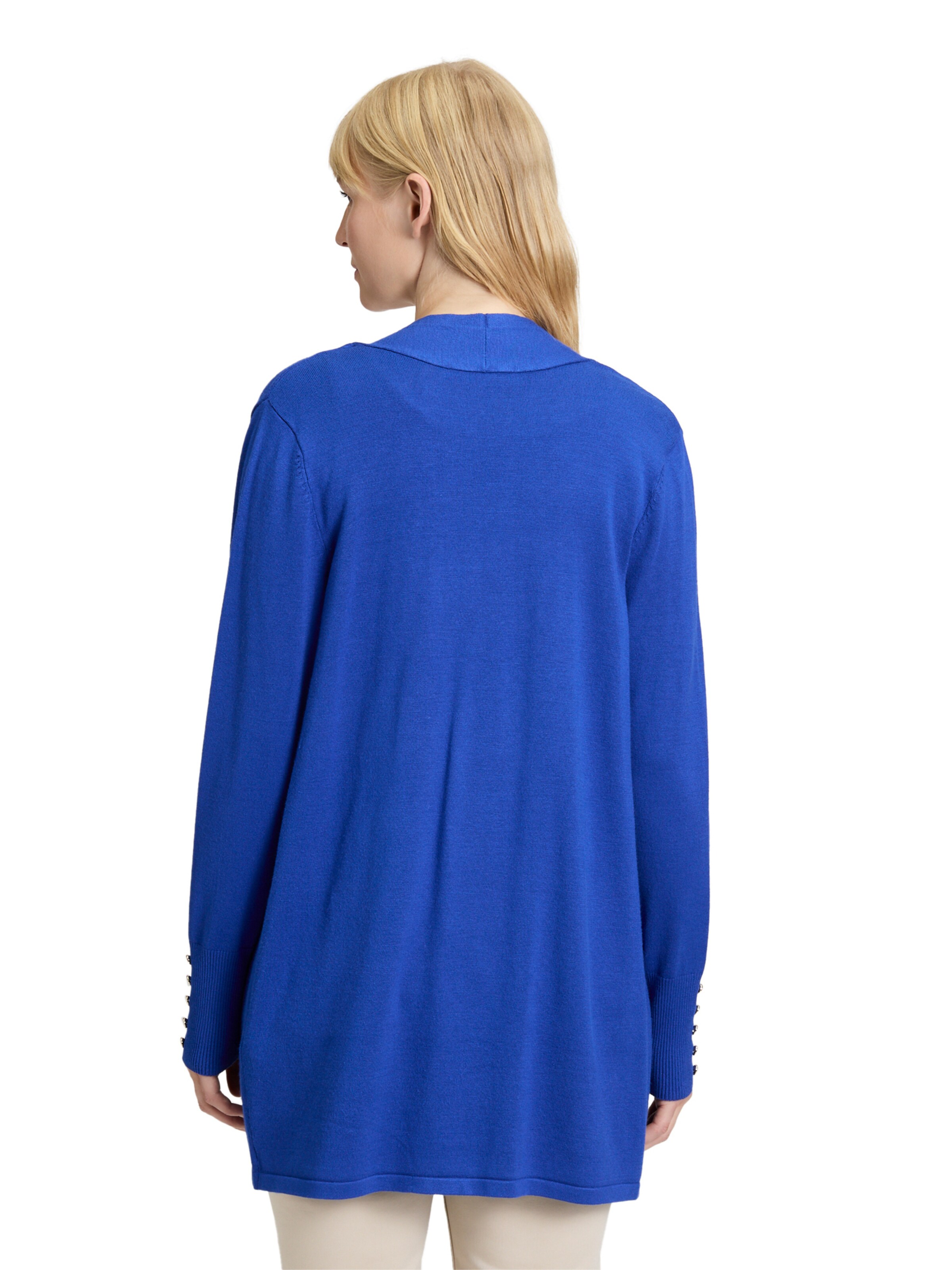 Betty Barclay Feinstrickjacke mit Taschen in Blau