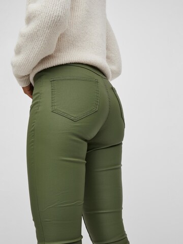 VILA Skinny Jeans 'Commit' in Groen