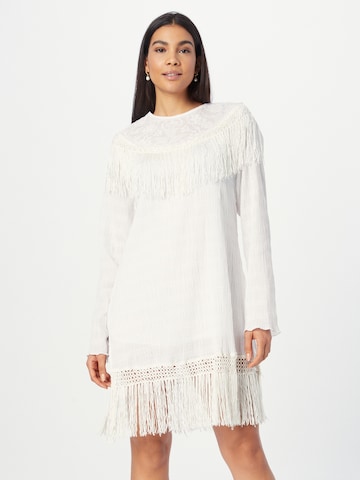 Nasty Gal Dress in White: front