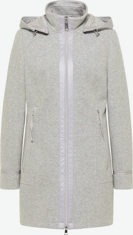 Barbara Lebek Between-Seasons Coat in Grey: front