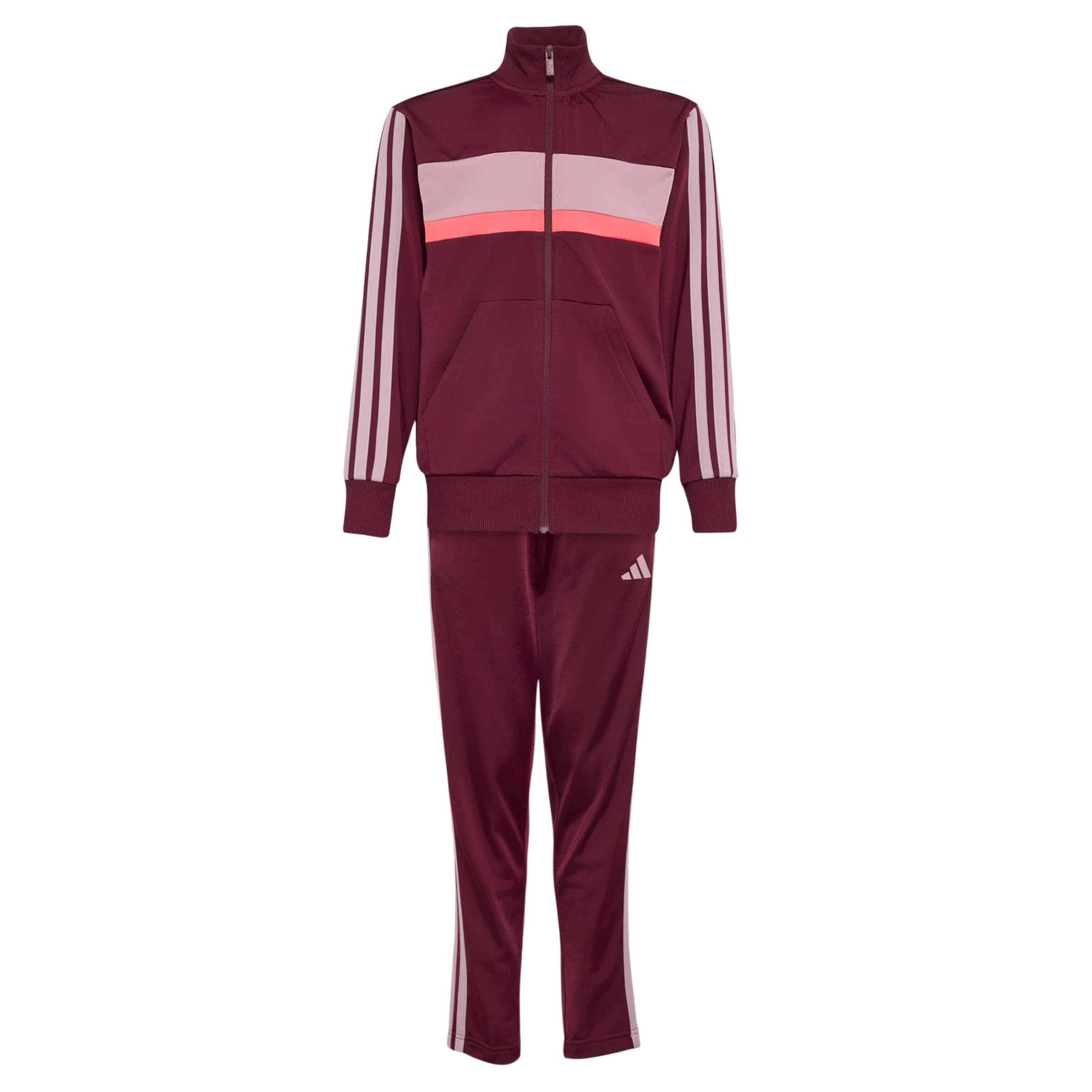 ADIDAS SPORTSWEAR Trainingsanzug 'Seasonal Essentials Tiberio' in Rot: Vorderseite