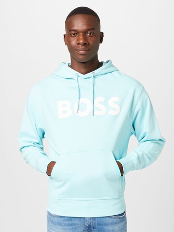 BOSS Sweatshirt in Blau: Vorderseite