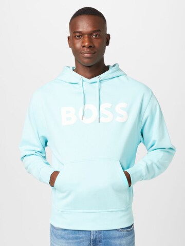 BOSS - Sweatshirt em azul: frente