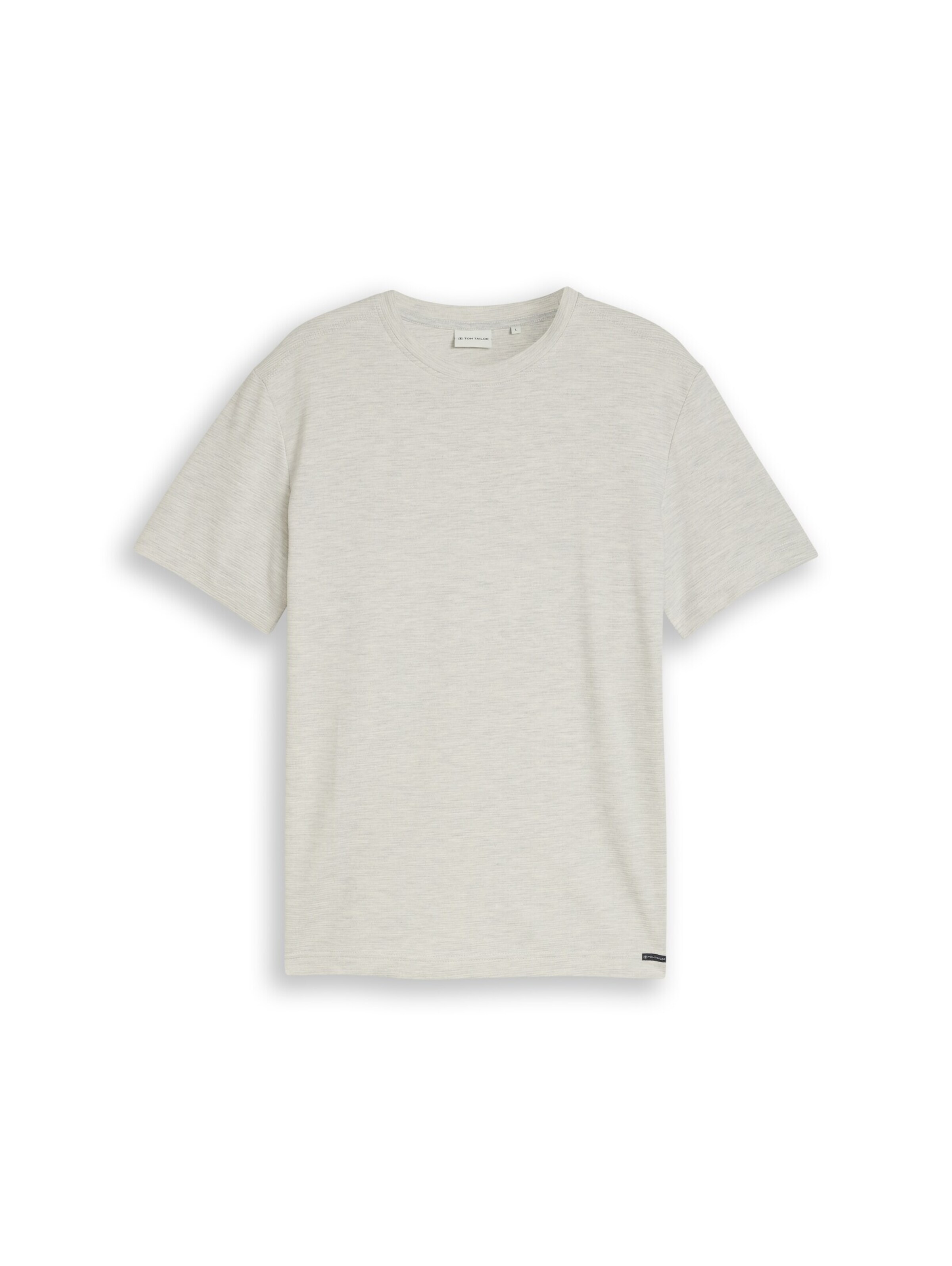 TOM TAILOR T-Shirt aus Baumwolle in Grau: Vorderseite