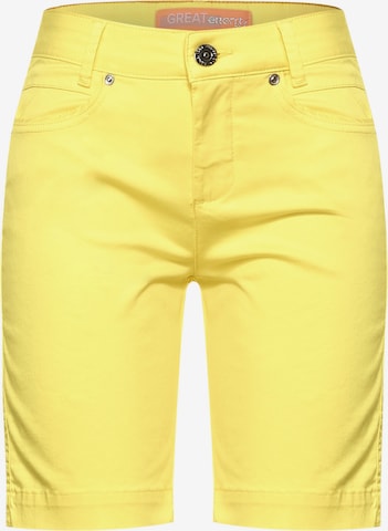 STREET ONE Pants in Yellow: front