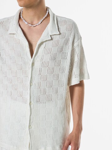 VAMOS CLO Comfort Fit Hemd 'Cowslip' in Weiß