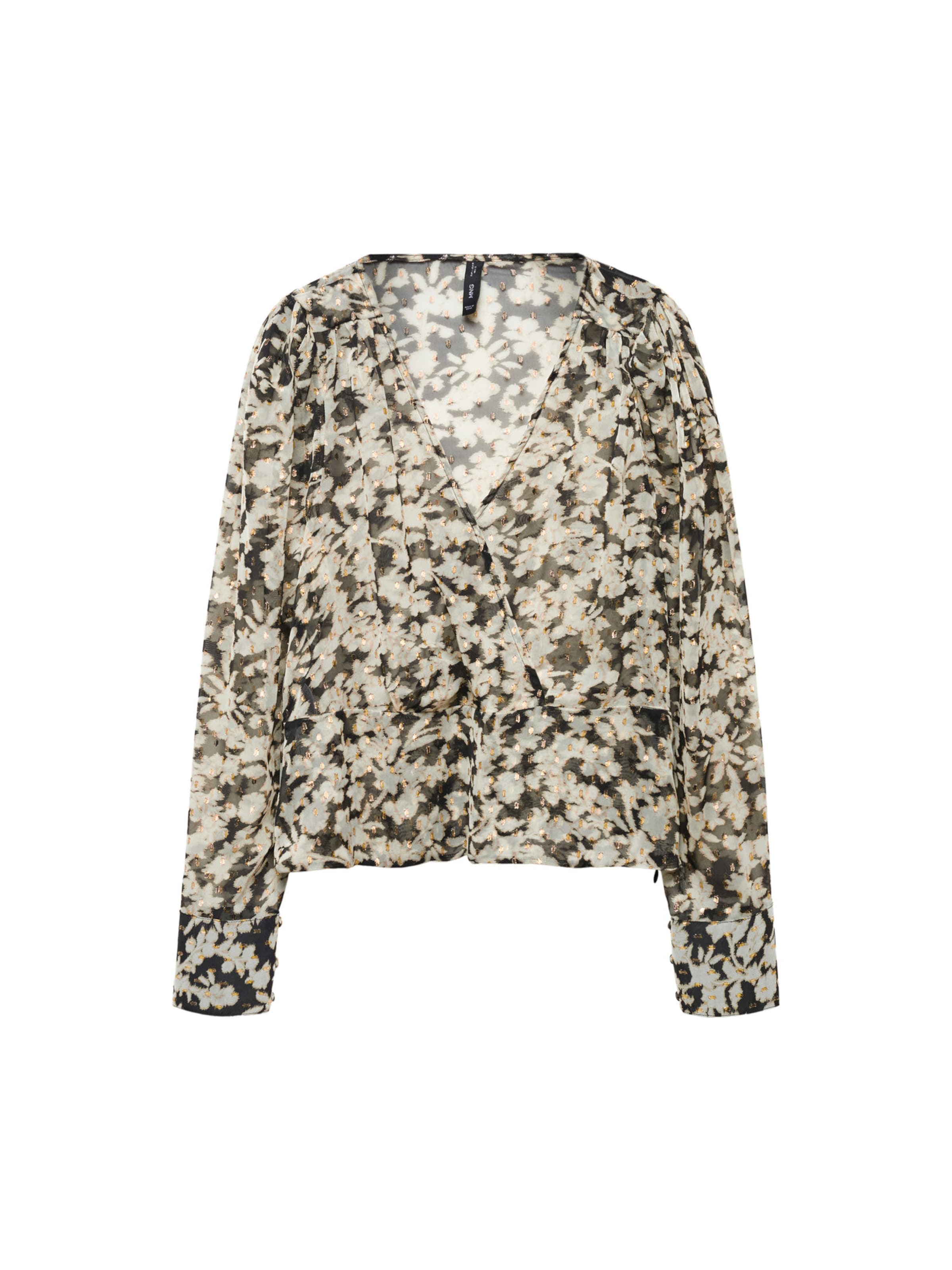 MANGO Blouse 'YOUTH' in Beige: front