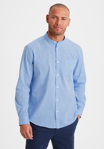 H.I.S Regular fit Business Shirt in Blue: front