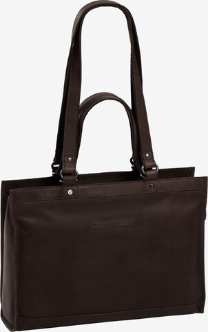 The Chesterfield Brand Document Bag 'Lima' in Brown: front