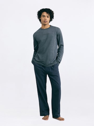 Calvin Klein Regular Pyjama lang in Zwart: voorkant