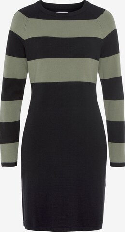 TAMARIS Knitted dress in Green: front