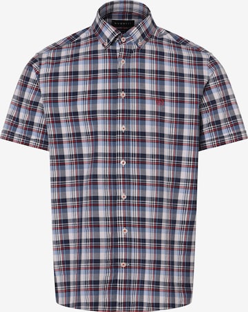 bugatti Regular fit Button Up Shirt in Blue: front