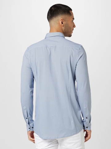 Coupe slim Chemise OLYMP en bleu