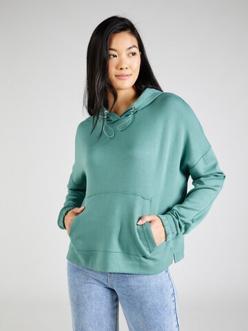 QS Sweatshirt in Blauw: voorkant