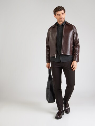 No Excess Regular fit Overhemd in Grijs