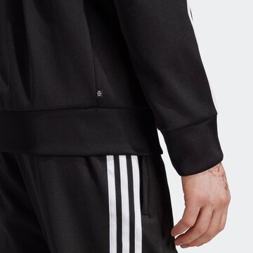 ADIDAS ORIGINALS Zip-Up Hoodie 'Adicolor Classics Sst' in Black