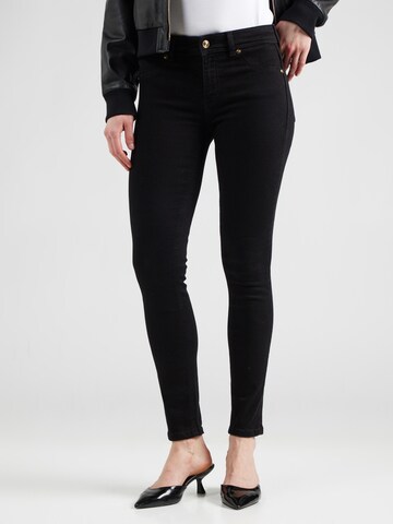 Versace Jeans Couture Skinny Jeans in Black: front
