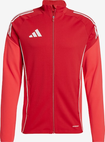 ADIDAS PERFORMANCE Jakna za trening 'Tiro 25' | rdeča barva: sprednja stran