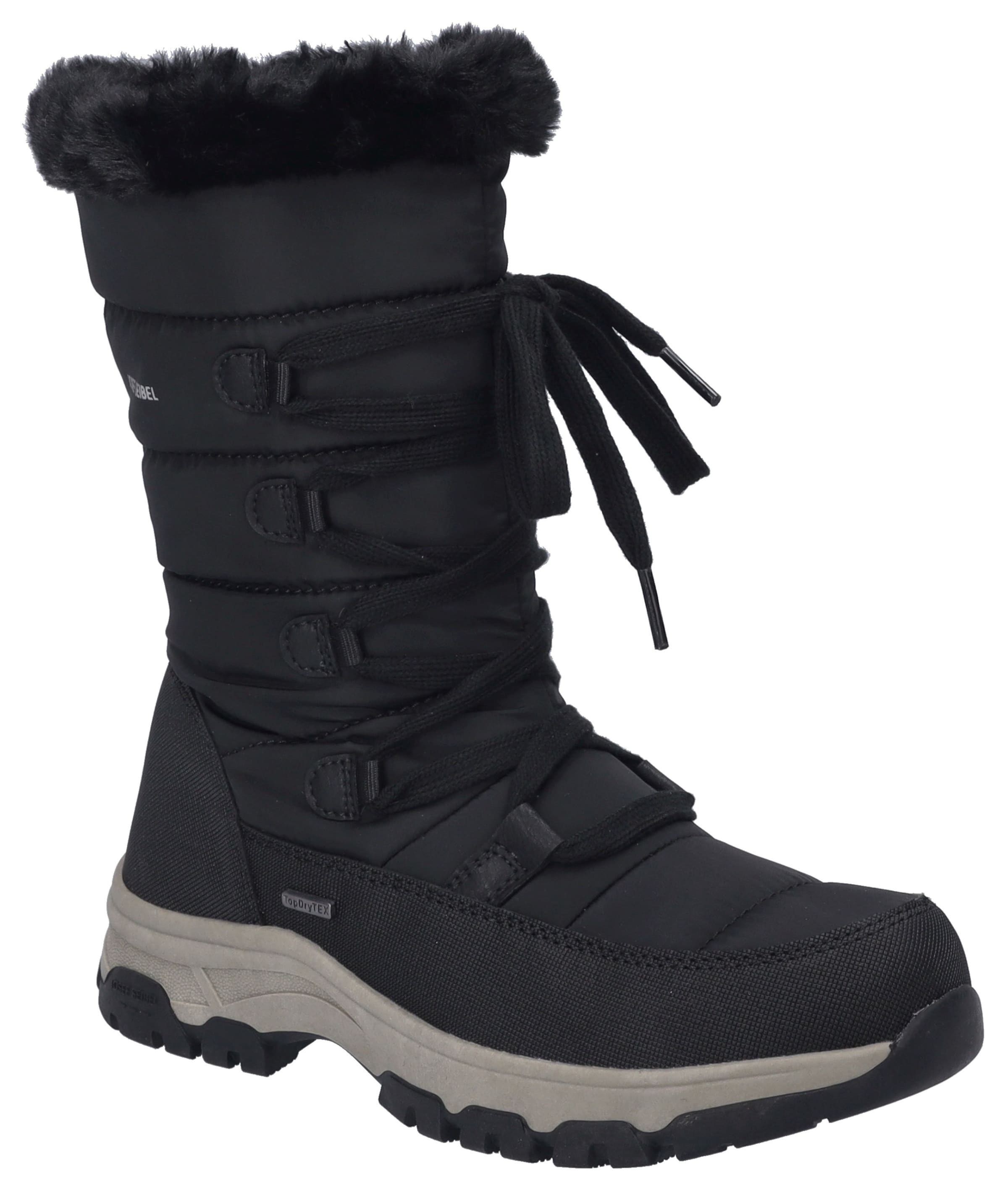 JOSEF SEIBEL Snowboots 'Davos' in Zwart