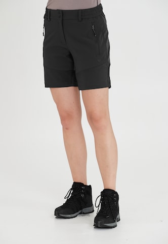 Whistler Regular Workout Pants 'Lala' in Black: front