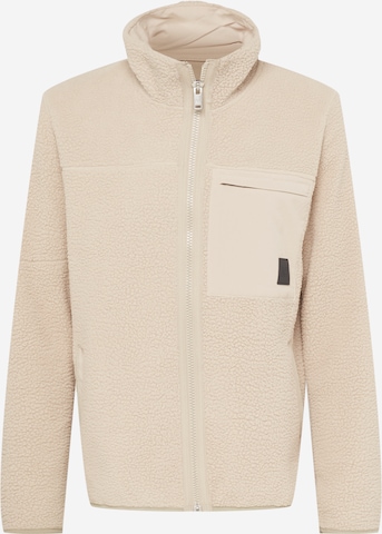 Matinique Fleece Jacket 'Isaac' in Grey: front