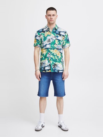 BLEND Regular fit Button Up Shirt in Green