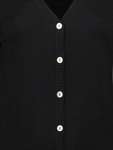 BLUE SEVEN Strickjacke in Schwarz