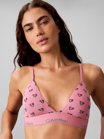 Calvin Klein Underwear Τρίγωνο Σουτιέν σε ροζ: μπροστά