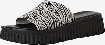 Mule Tamaris en noir : devant