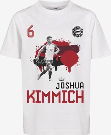 FC BAYERN MÜNCHEN Performance Shirt 'Joshua Kimmich' in White: front