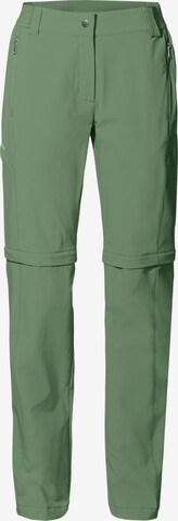 VAUDE Regular Outdoor Pants 'Farley II' in Green: front