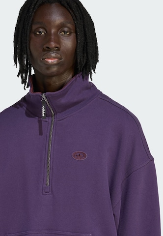 ADIDAS ORIGINALS - Sudadera '90s ALTERNATIVE SPORT HALF ZIP GRAPHIC FLEECE' en lila