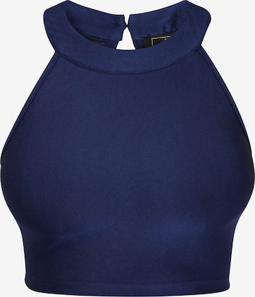 Haut 'Festive' faina en bleu : devant