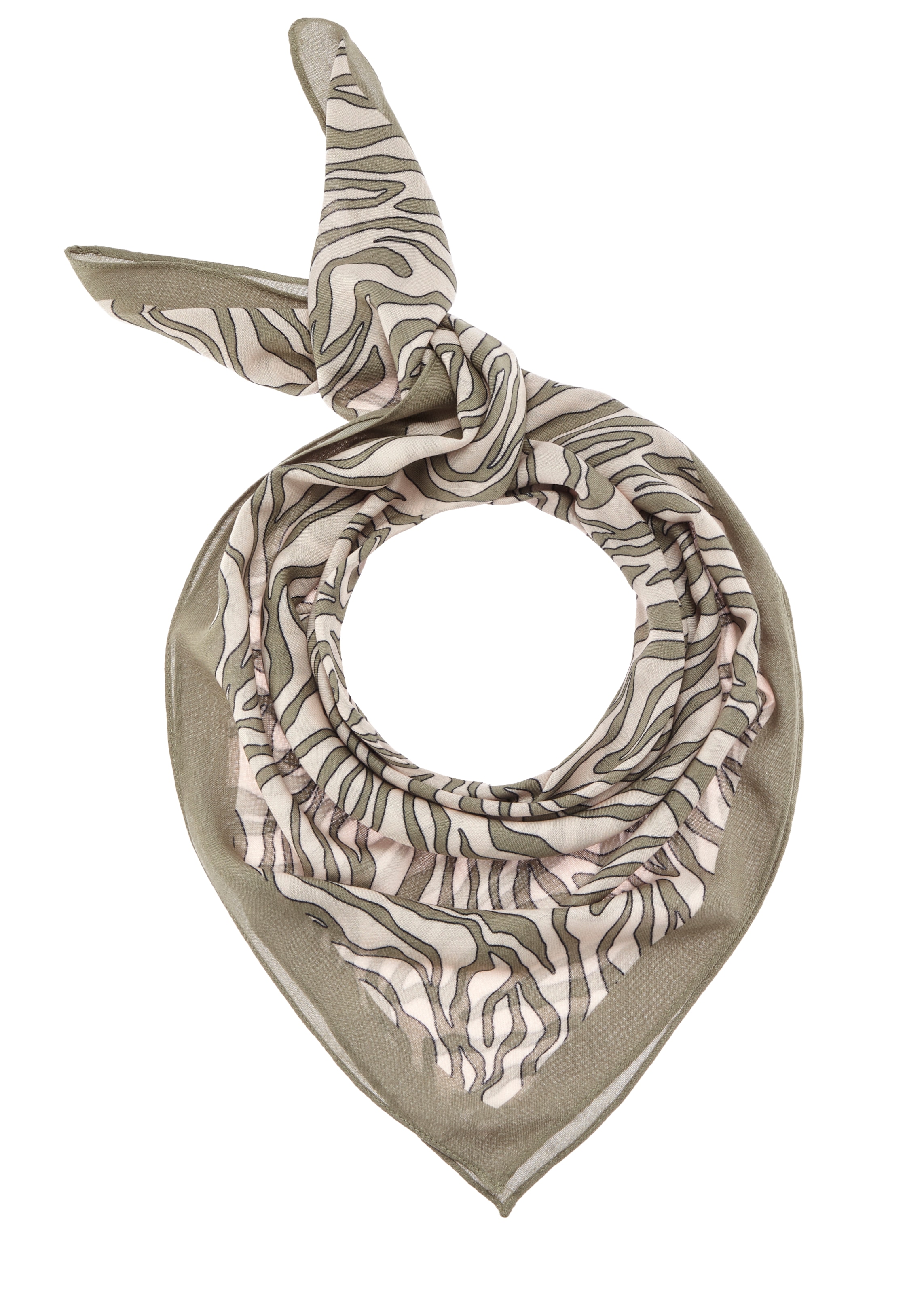 Foulard LASCANA en vert : devant