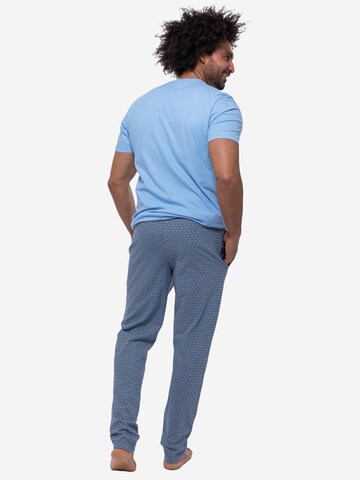 Mey Pyjama kurz 'Round Geo'‌‌‌‌‌‌‌‌‌ in Blau