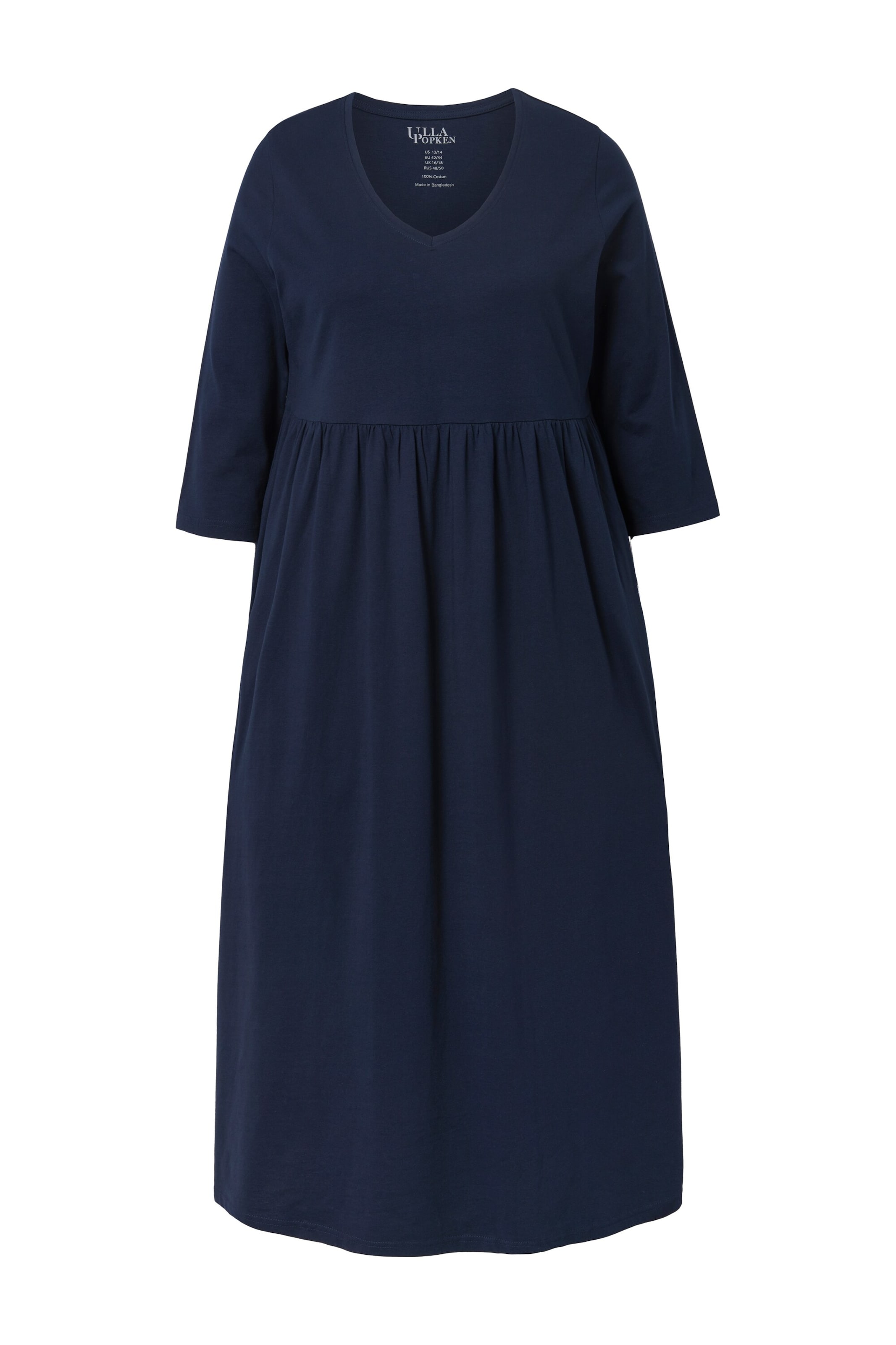 Ulla Popken Jurk in Blauw: voorkant