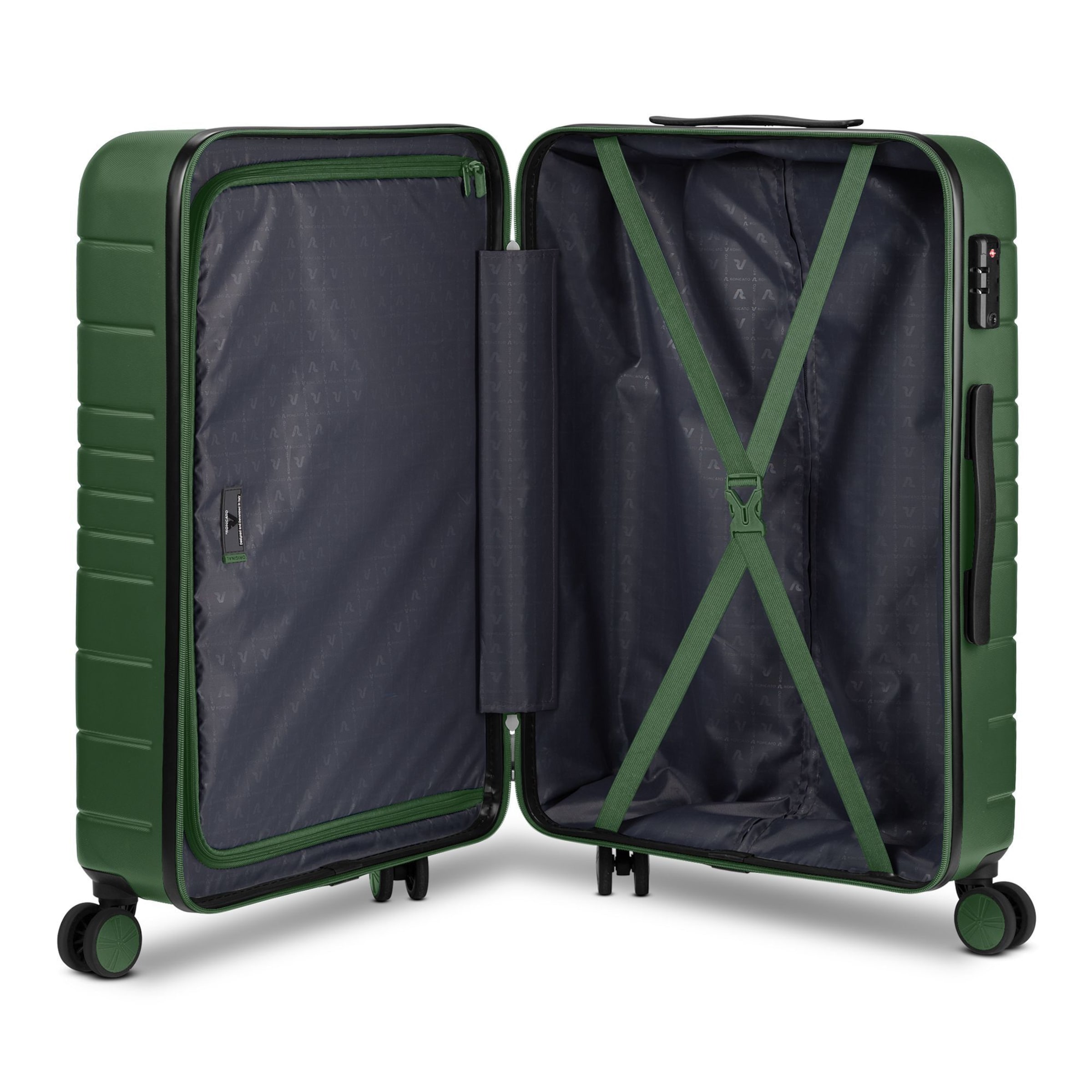 Roncato Trolley 'Baseliner' in Grün