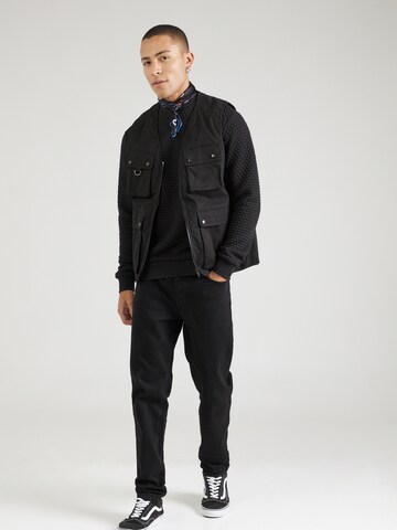 INDICODE JEANS Sweatshirt  'Dash' in Schwarz