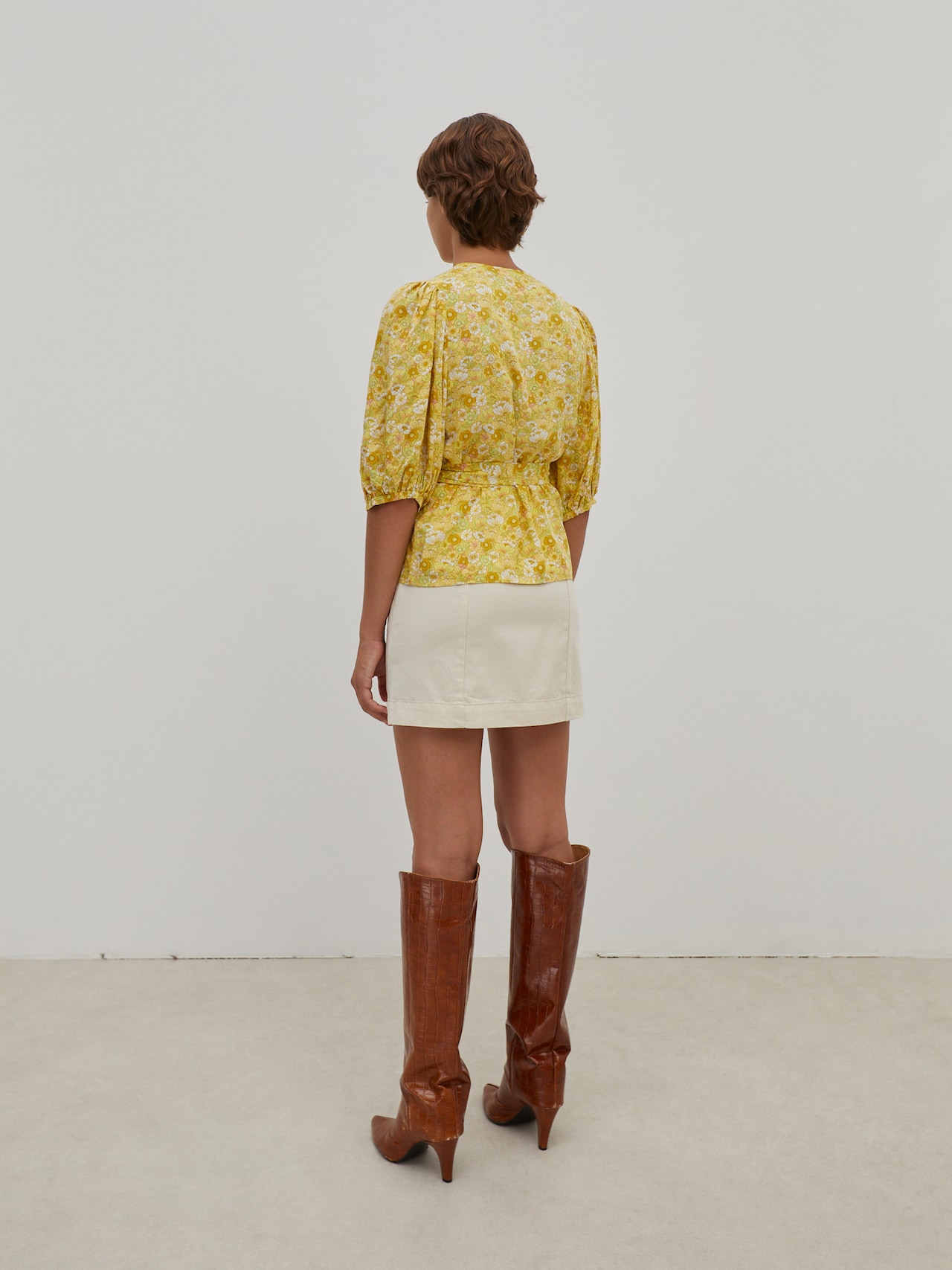 EDITED Producten Blouse 'Violeta' Mosterd