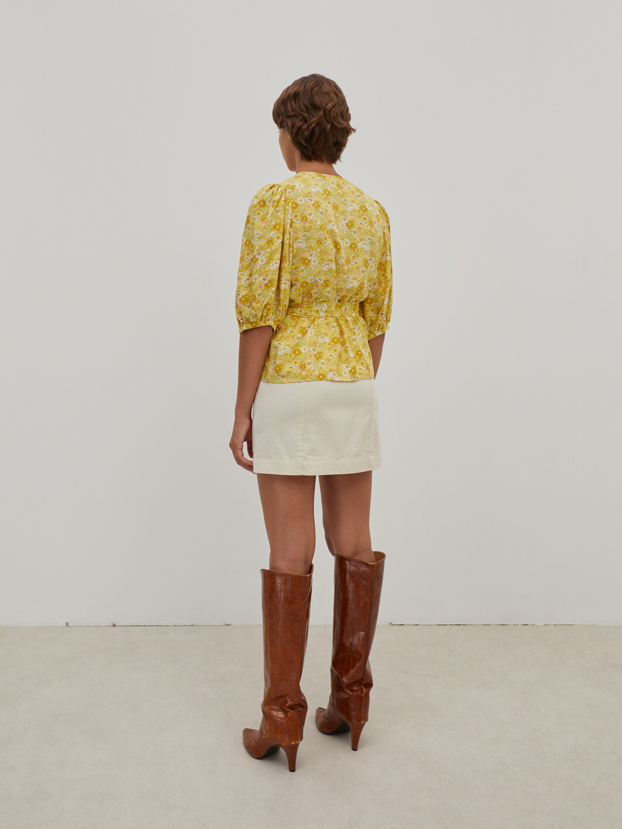 EDITED Produkte Bluse 'Violeta' senf