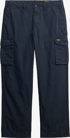 Pantalon cargo Superdry en bleu : devant
