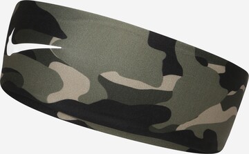 NIKE Athletic Headband in Green: front